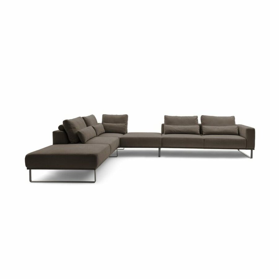 musterring-justb!-ecksofa-mit-zwischenhocker-ottomane-links-strukturgewebe-yelda-espresso-metallkufe-schwarz-matt-frontal