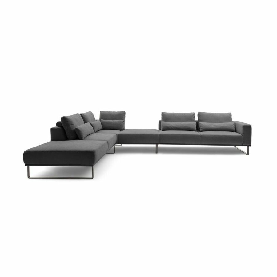 musterring-justb!-ecksofa-mit-zwischenhocker-ottomane-links-strukturgewebe-yelda-grey-metallkufe-schwarz-matt-frontal