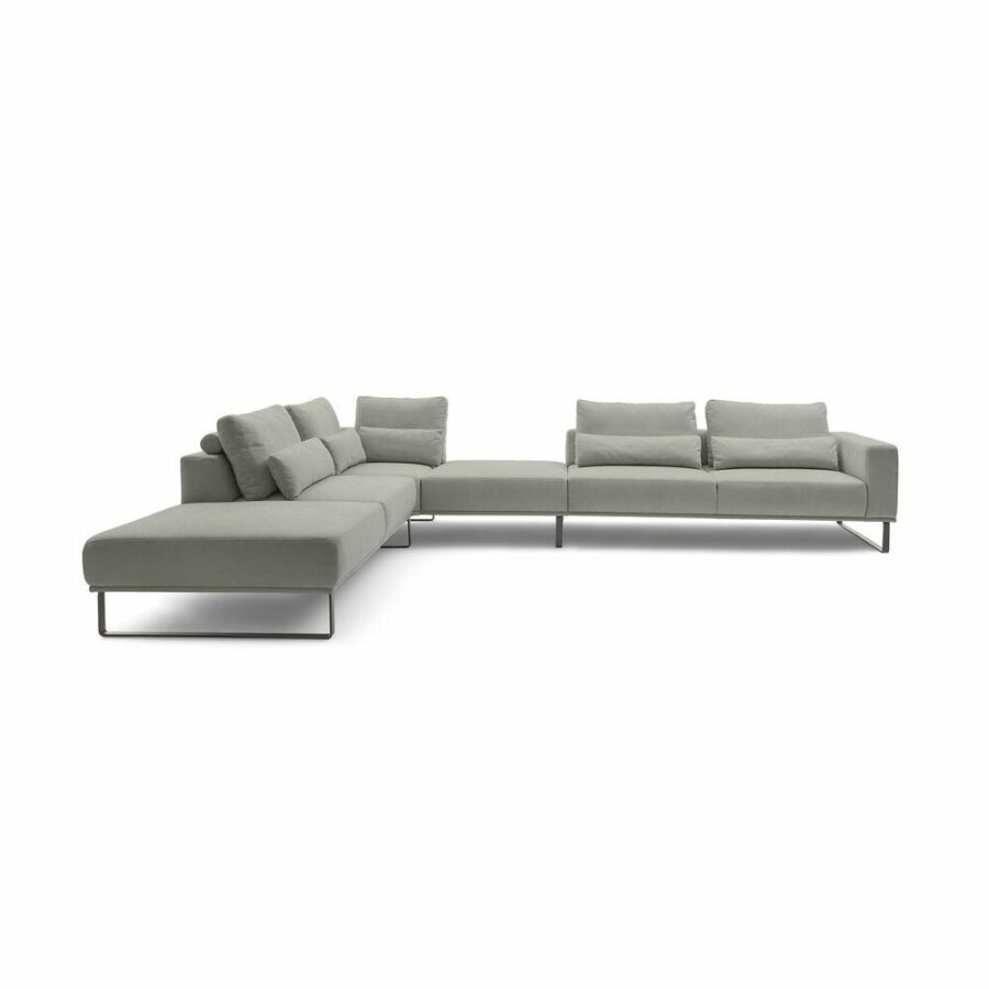 musterring-justb!-ecksofa-mit-zwischenhocker-ottomane-links-strukturgewebe-yelda-light-grey-metallkufe-schwarz-matt-frontal