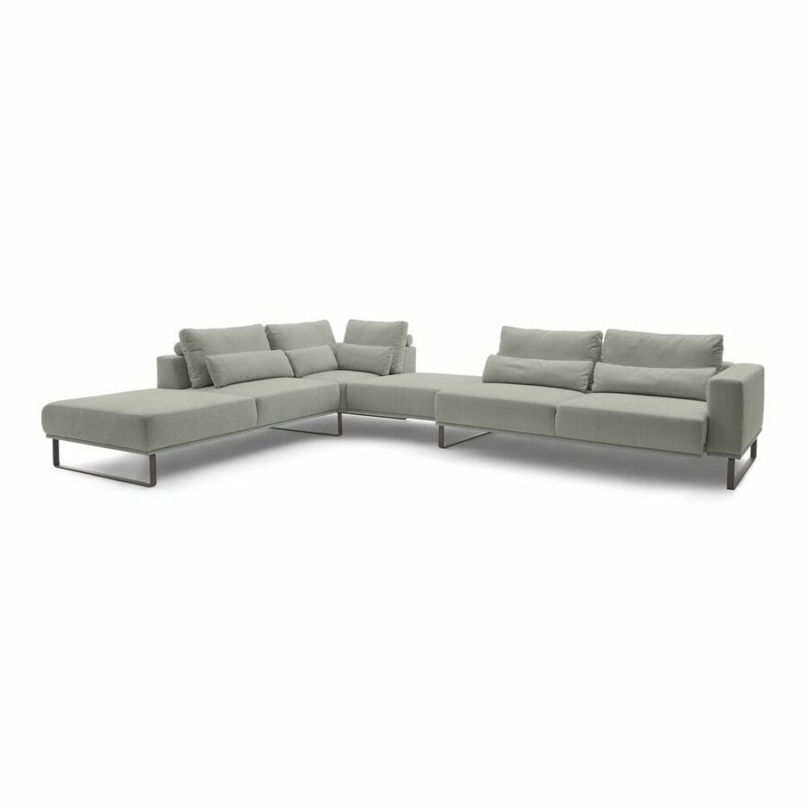 musterring-justb!-ecksofa-mit-zwischenhocker-ottomane-links-strukturgewebe-yelda-light-grey-metallkufe-schwarz-matt-sitzvorzug-ausgefahren