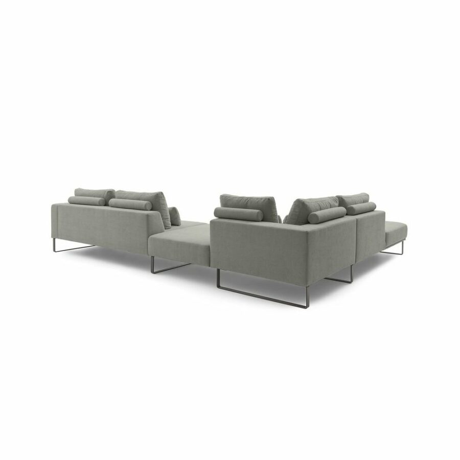 musterring-justb!-ecksofa-mit-zwischenhocker-ottomane-links-strukturgewebe-yelda-light-grey-metallkufe-schwarz-matt-von-hinten