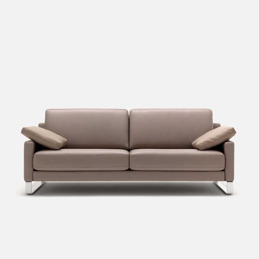 Rolf Benz Ego Sofa in Leder beigegrau