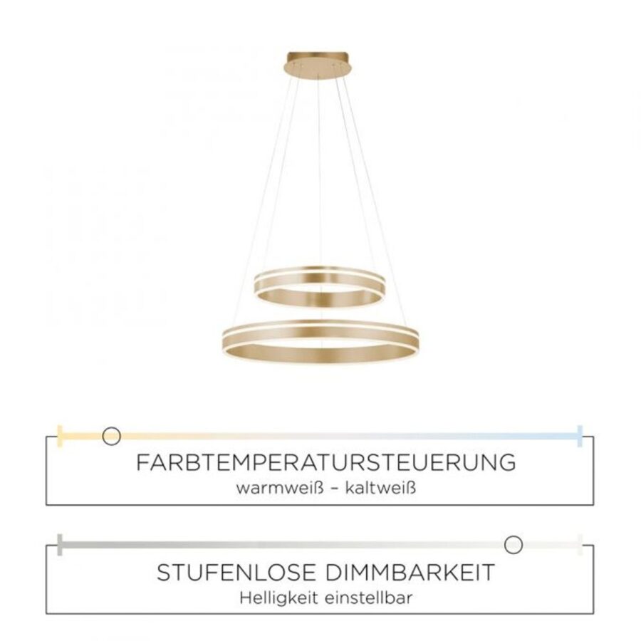 Paul Neuhaus Pendelleuchte Q-Vito Funktionen Lichtfarbe & Dimmer