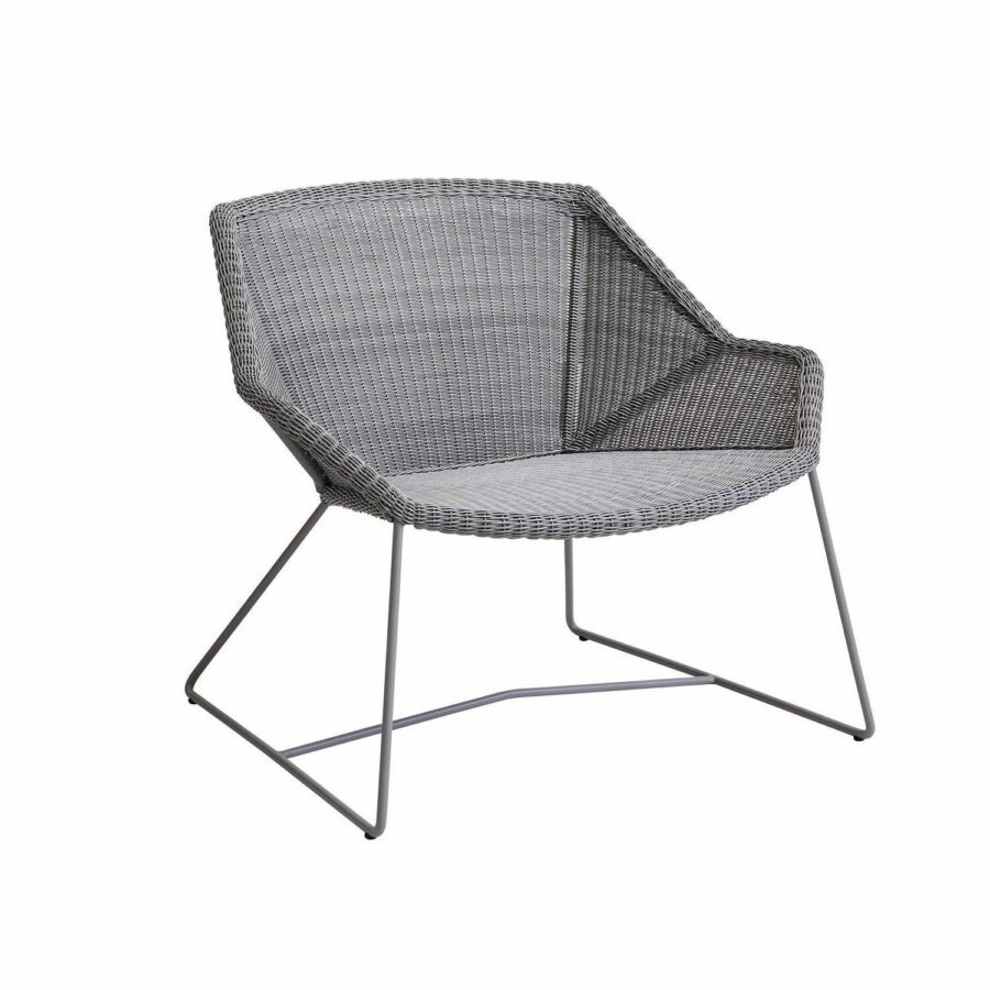 Cane-line Breeze Loungesessel, Polyrattan hellgrau